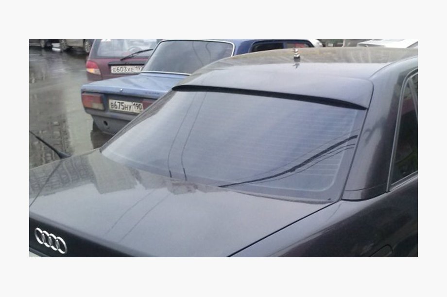 Audi A6 C4 1994–1997 Blenda spoiler (fibra de sticla, pentru vopsit) Image