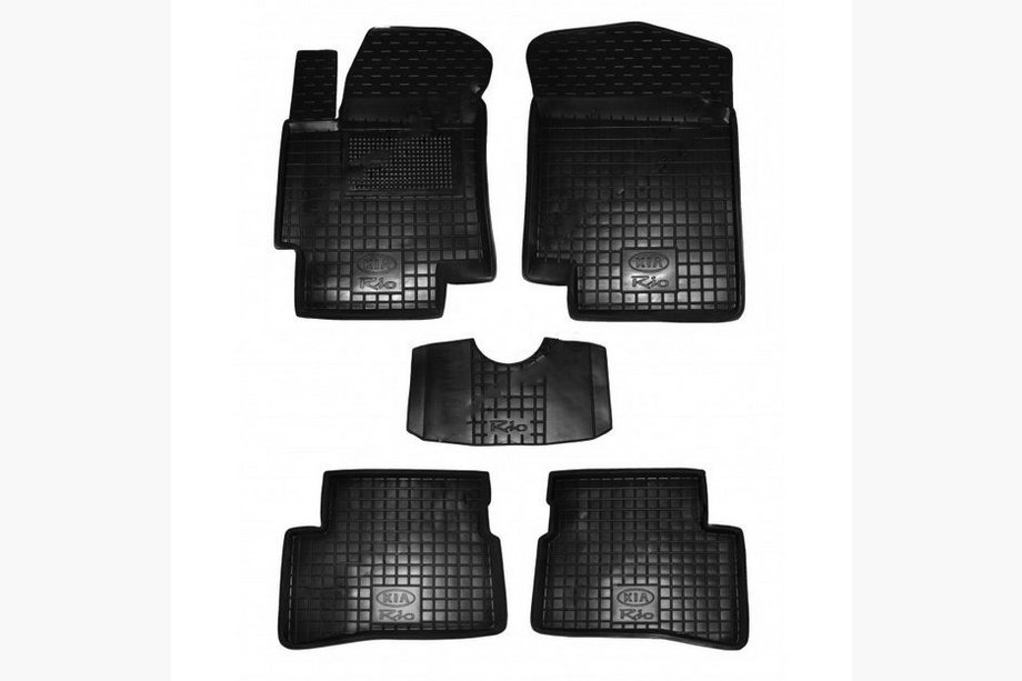 Kia Rio 2005-2011 Covorase auto din cauciuc cu margine (Autogumm) Image