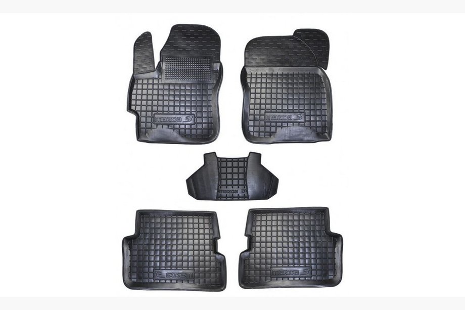 Mazda 3 2003-2009 Covorase auto din cauciuc cu margine (Autogumm) Image