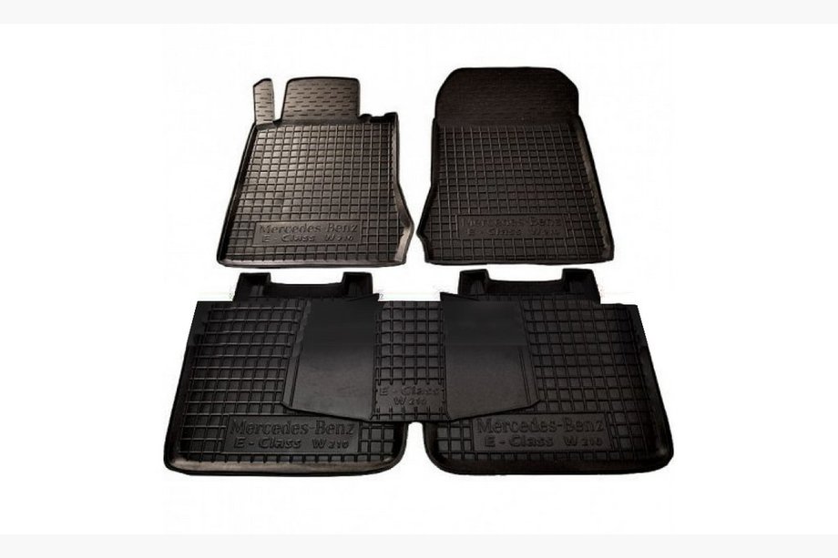 Mercedes E-class W210 1995-2002 Covorase auto din cauciuc cu margine (Autogumm) Image