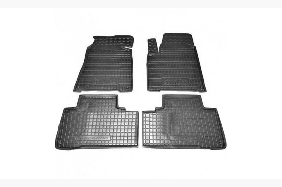 SsangYong Korando 2010-2019 Covorase auto din cauciuc cu margine (Autogumm) Image