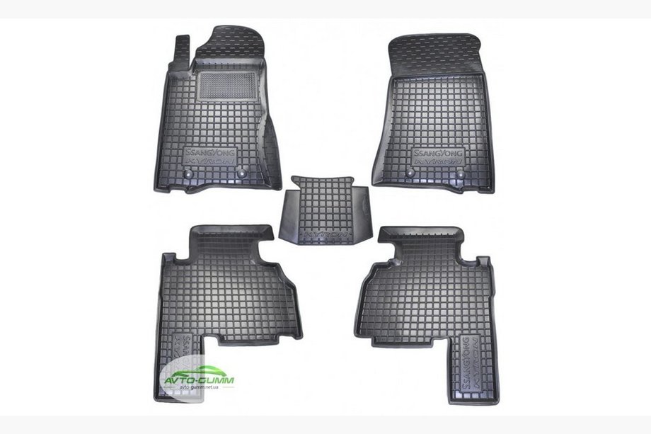 SsangYong Kyron 2005-2014 Covorase auto din cauciuc cu margine (Autogumm) Image