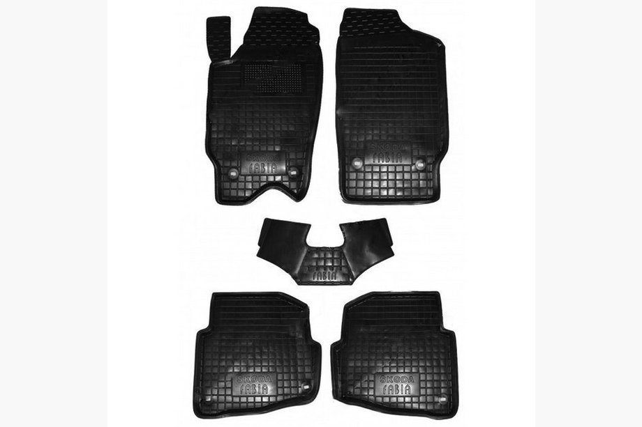 Skoda Fabia 2000-2007 Covorase auto din cauciuc cu margine (Autogumm) Image