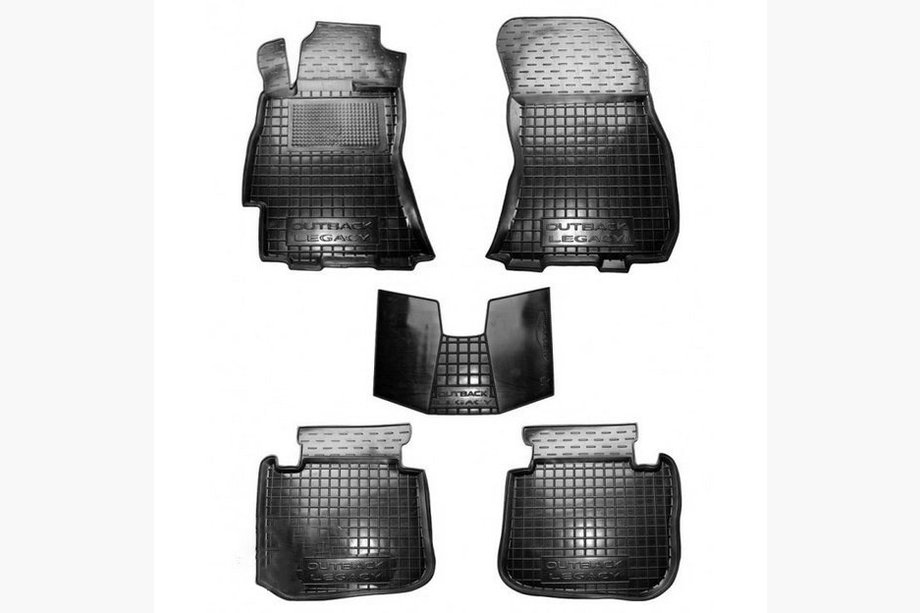 Subaru Legacy 2009-2014 Covorase auto din cauciuc cu margine (Autogumm) Image