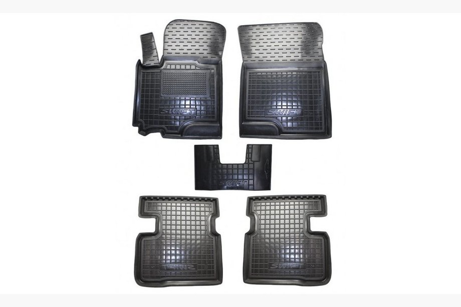 Suzuki Swift 2005-2010 Covorase auto din cauciuc cu margine (Autogumm) Image