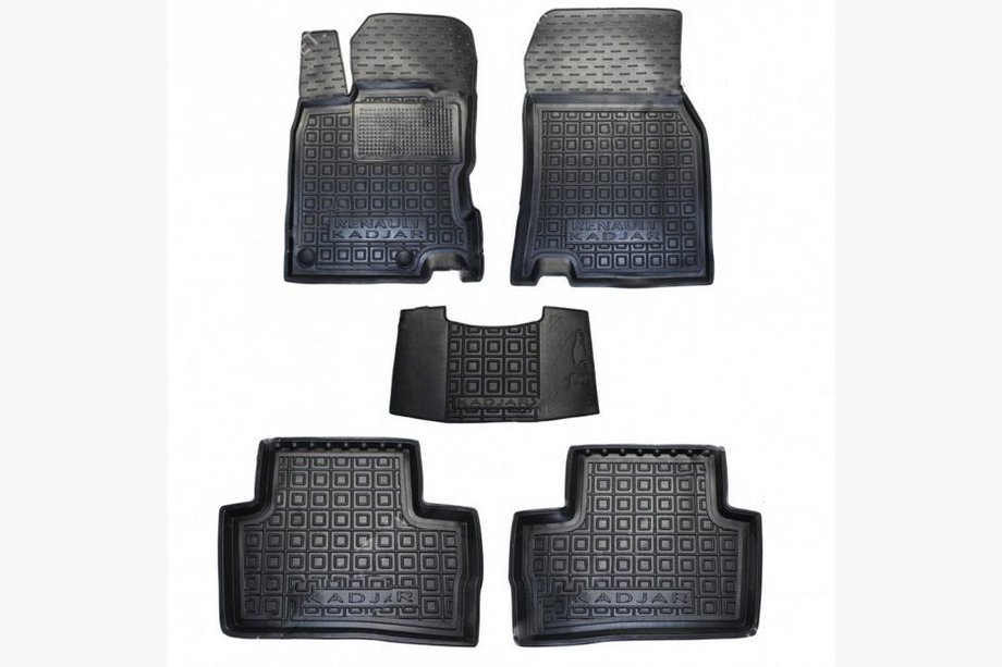 Renault Kadjar 2015-2022 Covorase auto din cauciuc cu margine (Autogumm) Image
