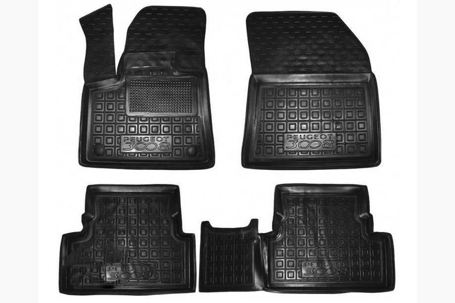 Peugeot 3008 2016-2023 Covorase auto din cauciuc cu margine (Autogumm) Image