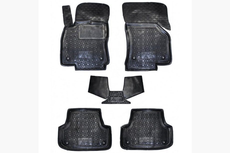 Audi A3 2012-2020 Covorase auto din cauciuc cu margine (Autogumm) Image