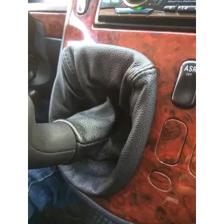 Husa schimbator viteze piele foto 2