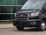 Ford Transit 2014- Capace Grila Cromate (2019+, 4 buc, Otel Inoxidabil) foto 1