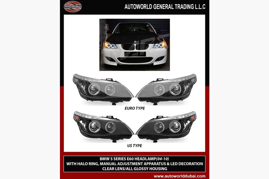 BMW 5 Series E60/E61 2003-2010 Faruri fata (2 buc) Image