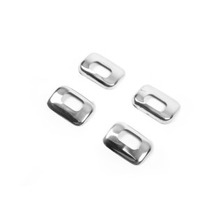 Capace pentru butoane interioare (4 buc, inox) Dacia Duster 2008-2018 foto 3