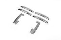 Renault Dokker 2013-2022 Capace Manere Cromate (4 buc, Otel Inoxidabil) OmsaLine - Otel Inoxidabil Italian foto 2