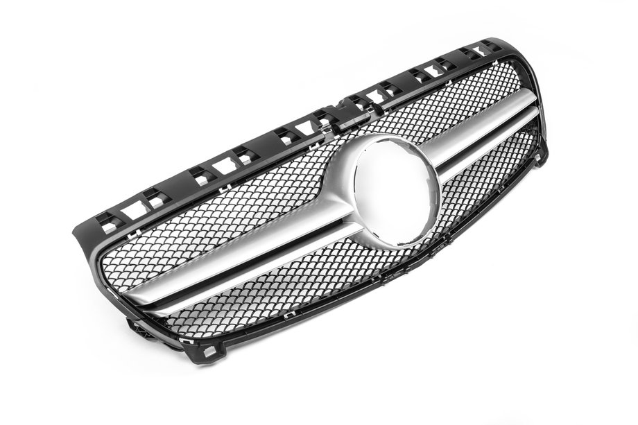 Mercedes A-class W176 2012-2018 Grila Fata AMG Silver (2012-2015) Image