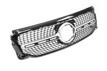 Mercedes GLB X247 2019- Grila Fata Diamond Silver (pentru Base 2019-2023) Cu suport camera foto 7