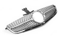 Mercedes C-class W204 2007-2015 Grila Fata Diamond Silver (pentru C63) foto 2