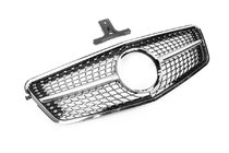 Mercedes E-class W212 2009-2016 Grila Fata Diamond Silver (2009-2012) foto 3