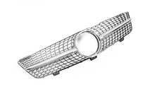 Mercedes CLS C219 2004-2010 Grila Fata (2008-2010, Diamond Silver) foto 3