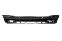 Mercedes GLE W167 2018- Difuzor spate cu ornamente evacuare GLE63 Black (2018-2026) foto 5