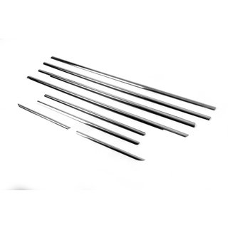 Ornamente exterioare geamuri (8 buc, inox) Opel Zafira B 2005–2011 foto 2