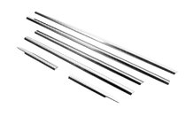 Mercedes ML W163 1997-2005 Ornamente exterioare geamuri inox (6 buc) Carmos - Otel Inoxidabil Turcesc foto 2