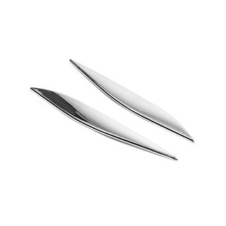Capace cromate capota (sprancene faruri) BMW 3 Series E90/E91 2005-2011 foto 2