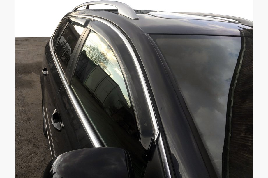 Volkswagen Passat B7 2012-2015 Deflectoare geamuri cu ornament cromat SW (4 buc, EU, HIC) Foto 12