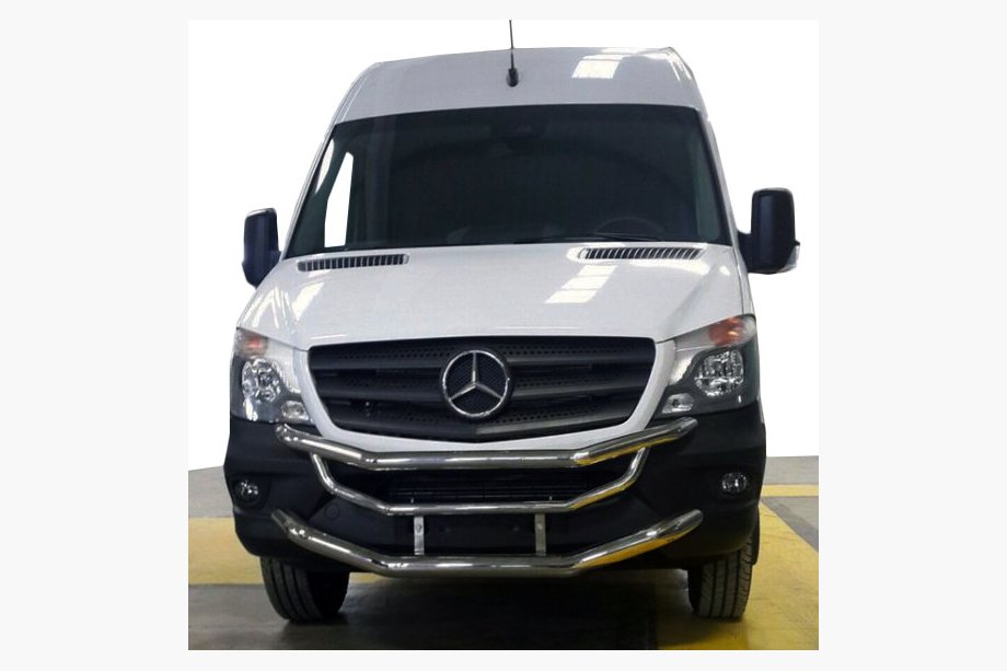 Mercedes Sprinter W906 2006–2018 Protectie fata (2013↗, inox) Image