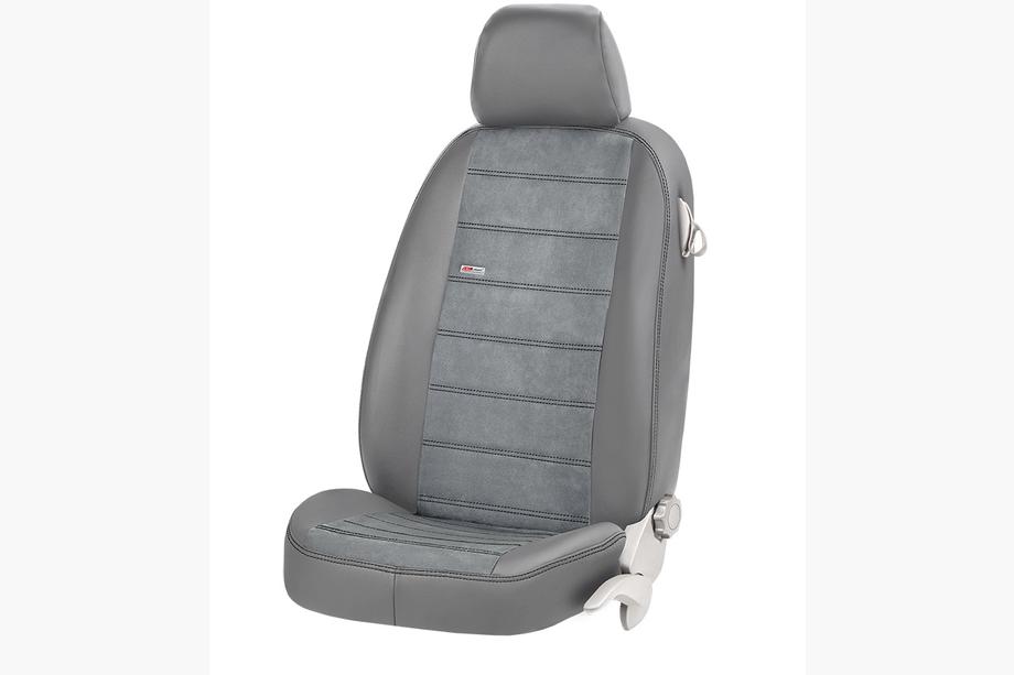 VAZ 2107 1982-2012 Huse Auto Piele Ecologica+Textil+Alcantara Antara (Set Complet) Foto 19