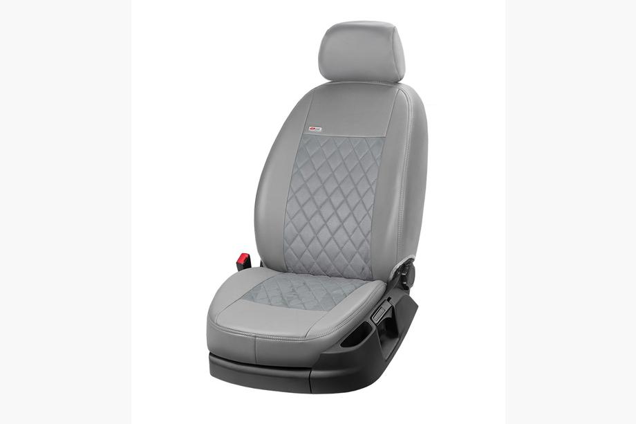 DAF CF 2000-2013 Huse Auto Piele Ecologica+Textil+Alcantara Eco Prestige Antara (Scaune Fata) Foto 3