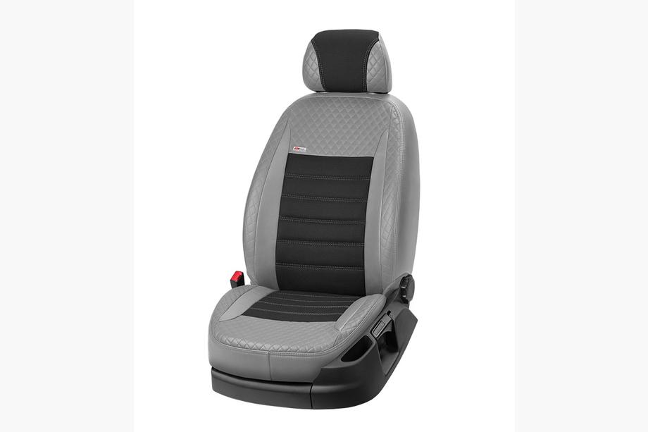 Jaguar E-Pace 2017-2024 Huse Auto Piele Ecologica+Textil+Alcantara Vip Elite 2020 (Set Complet) Foto 16