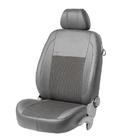 Hummer H2 2002-2009 Huse Auto Piele Ecologica+Textil+Alcantara VIP Elite (3 Randuri) foto 2