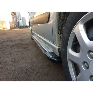 Praguri Laterale Rainbow (2 buc, Aluminiu) Opel Vivaro 2019- foto 3