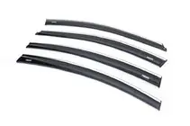 Chevrolet Cruze 2009–2015 Deflectoare geamuri cu ornament cromat SD (4 buc, Niken) foto 1