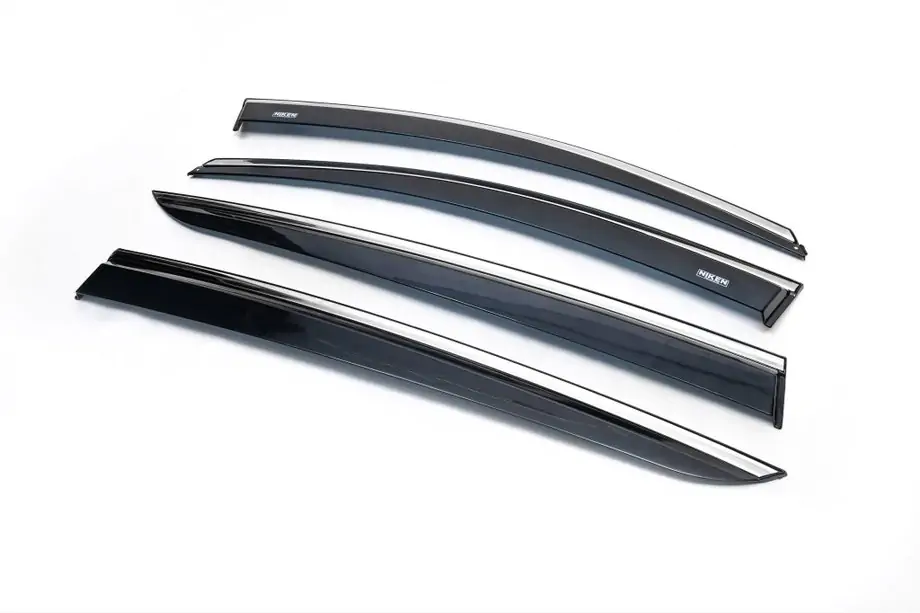Kia Sportage 2015-2021 Deflectoare Geamuri cu Molding Cromat (4 buc, Niken) Foto 3