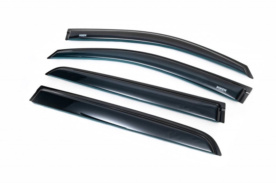 Toyota Hilux 2015- Deflectoare Geamuri (4 buc, Niken) Image