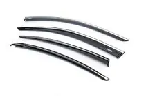 Volkswagen Passat B8 2015-2023 Deflectoare geamuri cu ornament crom SD (4 buc, Niken) foto 1