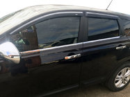 Nissan Qashqai 2007-2010 Ornamente Exterioare Geamuri Inox (4 buc) Baza Standard, OmsaLine - Otel Inoxidabil Italian foto 1