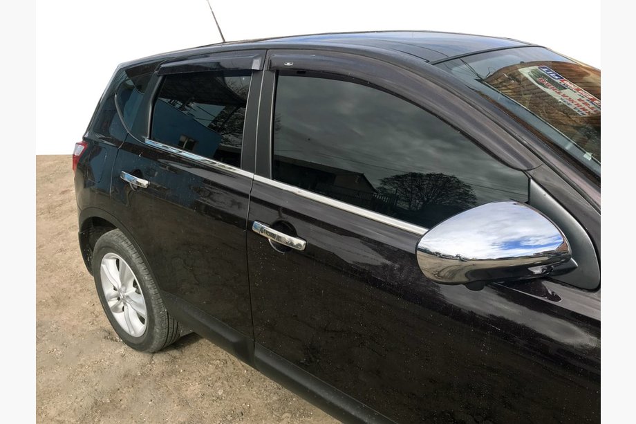 Nissan Qashqai 2010-2014 Ornamente exterioare usa (4 buc, inox) Image