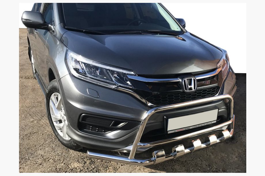 Honda CRV 2012-2016 Protectie Fata WT003-ST-V2 (Inox) Image