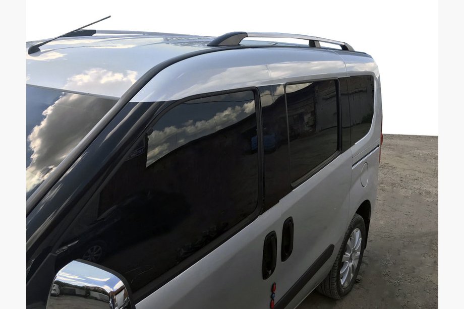 Fiat Doblo II 2010-2022 Reducere!!! Bare Longitudinale Gri Metalizat Baza Standard Image