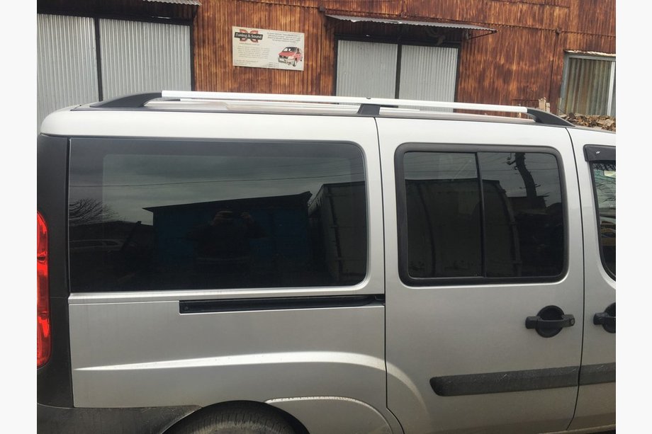 Fiat Doblo I 2005-2010 Bare Longitudinale Crom Baza standard, picioare metalice Foto 7