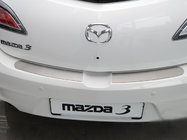 Mazda 3 2009-2013 Protectie bara spate Nataniko (inox) foto 1