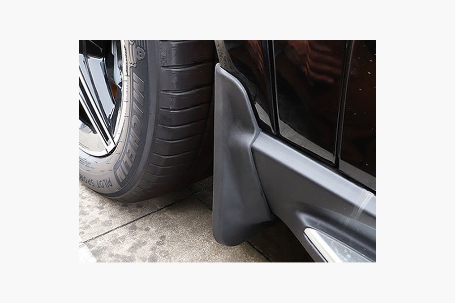 Mercedes GLE W167 2018- Aparatori noroi Premium (extensii aripi vopsite, model cu praguri laterale, 4 buc) Foto 1