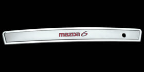 Mazda 6 2003-2008 Ornament cromat cu iluminare rosie (plastic) foto 1