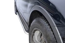 Mercedes GL class X164 2006-2012 Praguri Laterale Maydos V2 (2 buc, inox) foto 1