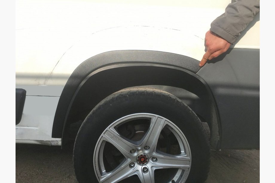 Citroen Jumper 2007-2025 Extensii aripi (4 buc, negre) Image