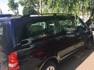 Mercedes Vito/V-class W447 2014- Bare longitudinale Skyport (negre) Ampatament Mediu (LONG) foto 1