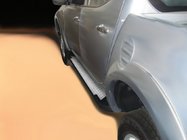 Mitsubishi L200 2006-2015 Praguri Laterale Allmond Grey (2 buc, Aluminiu) foto 5