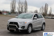 Mitsubishi ASX 2010-2023 Praguri Laterale Allmond Grey (2 buc, Aluminiu) foto 2